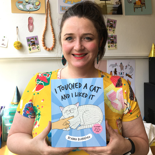 i touched a cat and i liked it by Anna blandford, the ultimate book for cat lovers