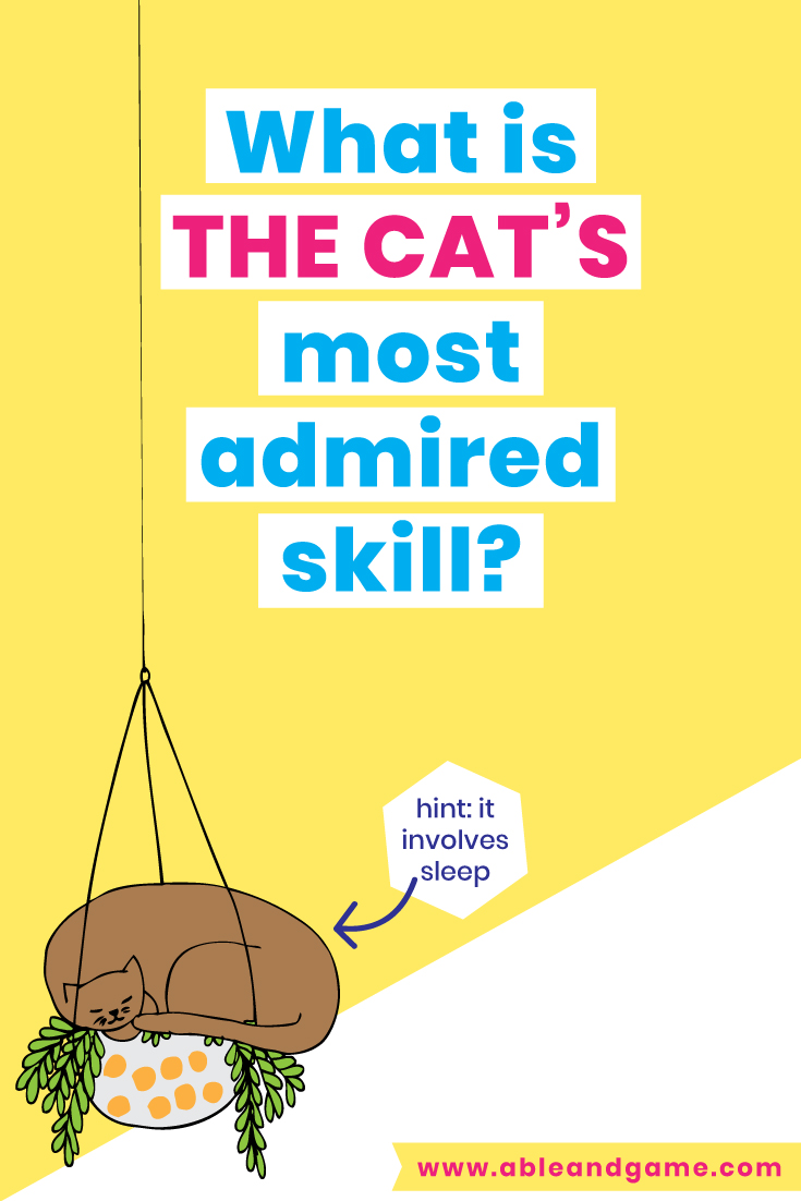 What Is The Cats Most Admired Skill? From I Touched A Cat And I Liked It - The Ultimate Book For Cat Lovers By Anna Blandford Funny Cat Book