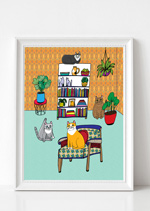 Cats In The Living Room