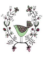 Emblem Bird (Green Envelope)