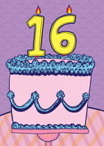 16 Number Cake