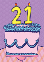 21 Number Cake