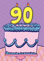 90 Number Cake