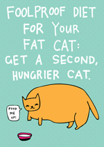Foolproof Diet For Your Fat Cat: Get A Second, Hungrier Cat
