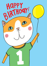 Cat Top 1st Birthday