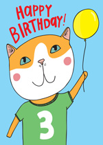 Cat Top 3rd Birthday