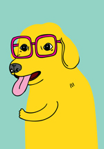 Microfibre Cloth - Dog Glasses