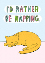 Microfibre Cloth - I'd Rather Be Napping